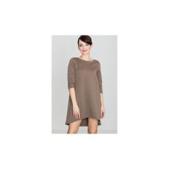 Sukienki Lenitif -. Brązowe sukienki damskie Lenitif, s, bez wzorów, bez kołnierzyka, bez rękawów. Za 139,00 zł.
