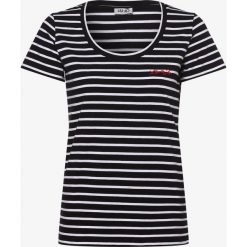 Liu Jo Collection - T-shirt damski, niebieski. Niebieskie t-shirty damskie Liu Jo Collection, s, w paski, z bawełny, bez kołnierzyka. Za 299,95 zł.