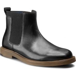 Sztyblety męskie: Sztyblety CLARKS – Feren Top 26120547 Black Leather