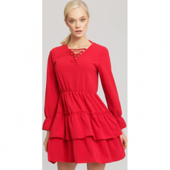 Czerwona Sukienka Storm. Czerwone bez kategorii marki other, uniwersalny, mini. Za 79,99 zł.
