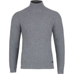 Golf Trussardi Jeans. Szare swetry męskie Trussardi Jeans, m, bez wzorów, z jeansu, klasyczne, z golfem, bez kaptura. Za 299,00 zł.