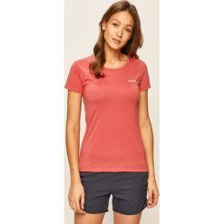 Columbia - T-shirt. Szare bluzki damskie Columbia, s, bez wzorów, z poliesteru, z okrągłym kołnierzem. Za 129,90 zł.