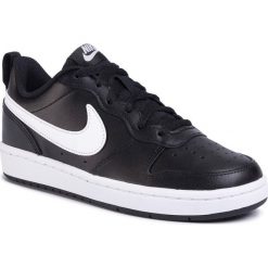 Buty NIKE - Court Borough Low 2 (GS) BQ5448 002 Black/White. Czarne buty sportowe damskie Nike, bez wzorów, ze skóry ekologicznej, sportowe, nike court. Za 219,00 zł.