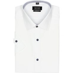 Koszula bexley 2488 krótki rękaw slim fit biały. Białe koszule męskie slim Recman, m, z krótkim rękawem. Za 49,99 zł.