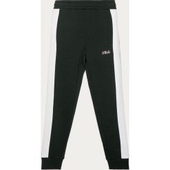Fila - Spodnie dziecięce 134-164 cm. Czarne spodnie dziewczęce Fila, bez wzorów, z elastanu. Za 169,90 zł.
