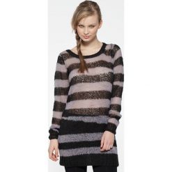 Sweter Numph Ginas Knit Blouse. Różowe swetry damskie Nümph, xs, bez wzorów, z poliesteru, z długim rękawem, długie, bez kaptura. W wyprzedaży za 99,90 zł.