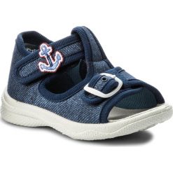 Sandały SUPERFIT - 2-00292-80 Ocean. Niebieskie sandały chłopięce marki Superfit, z materiału. W wyprzedaży za 139,00 zł.