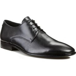 Półbuty LLOYD - Joe 12-122-00 Czarny. Czarne buty wizytowe męskie Lloyd, ze skóry, na sznurówki. W wyprzedaży za 539,00 zł.