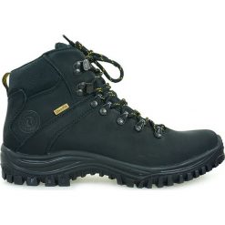 TREKKINGI MĘSKIE LES 6261 CZAR. Buty trekkingowe męskie Lesta, ze skóry, bez zapięcia, trekkingowe. Za 319,00 zł.