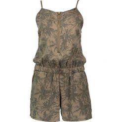 Kombinezon "Shona Easy" w kolorze khaki. Brązowe kombinezony damskie khujo, xl, w paski, bez kołnierzyka, bez rękawów. W wyprzedaży za 195,95 zł.