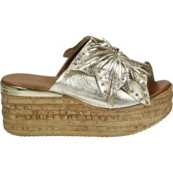 Klapki damskie: Klapki - 302A164 GOLD