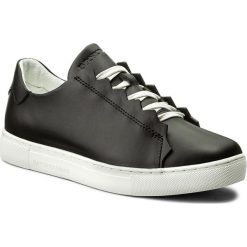 Sneakersy EMPORIO ARMANI - X3X051 XF187 00002 Black. Czarne półbuty damskie Emporio Armani, ze skóry. W wyprzedaży za 469,00 zł.
