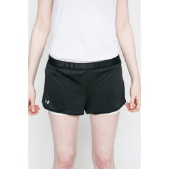 Under Armour - Szorty 2 in 1. Czarne spodenki sportowe damskie marki Under Armour, s, z elastanu, sportowe. W wyprzedaży za 89,90 zł.