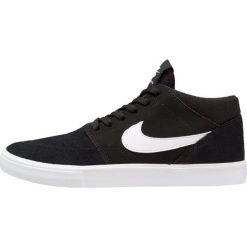 Nike SB PORTMORE II SOLAR MID Tenisówki i Trampki wysokie black/white. Czarne trampki męskie marki Nike SB, ze skóry. Za 319,00 zł.