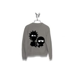 Bluza Rick i Morty Męska. Szare bluzy damskie Failfake, xxl, bez wzorów, bez kołnierzyka, bez rękawów, bez kaptura. Za 170,00 zł.