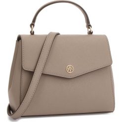 Torebka TORY BURCH - Robinson Small Top-Handle Satchel 49686 Grey Heron 082. Szare topy damskie Tory Burch, bez wzorów, ze skóry, klasyczne, duże, bez dodatków. W wyprzedaży za 899,00 zł.