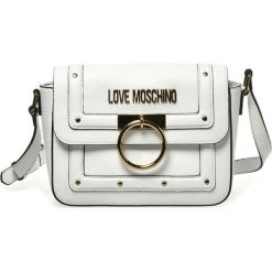 Love Moschino torebka crossbody JC4086 PP1A biała. Białe torebki klasyczne damskie Love Moschino, bez wzorów, bez dodatków. Za 609,00 zł.