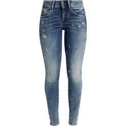 GStar LYNN MID SKINNY NEW Jeans Skinny Fit elto superstretch. Niebieskie jeansy damskie relaxed fit G-Star, z bawełny. Za 609,00 zł.