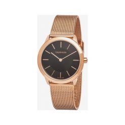 Calvin Klein Minimal Zegarek Beżowy. Brązowe zegarki damskie Calvin Klein, złote. Za 1191,95 zł.