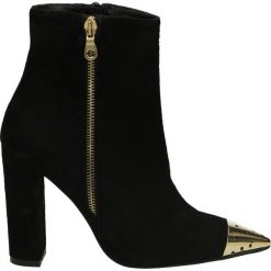 Botki - M226 CAM NERO. Czarne botki damskie skórzane Venezia. Za 289,00 zł.
