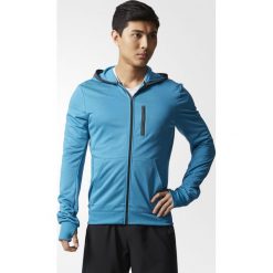 Bluza adidas Beyond The Run M Niebieska. Niebieskie bluzy męskie Adidas, m, bez wzorów, z kapturem, bez rękawów, z kapturem. Za 189,99 zł.