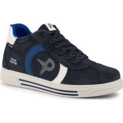 Sneakersy PRIMIGI - GORE-TEX 4375822 D Navy. Niebieskie trampki chłopięce Primigi, bez wzorów, ze skóry, na sznurówki. W wyprzedaży za 249,00 zł.