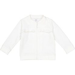 Bluza zapinana na zamek 1 miesiąc -3 latka Oeko Tex. Białe bluzy dziewczęce marki La Redoute Collections, z bawełny, z długim rękawem, długie. Za 52,88 zł.