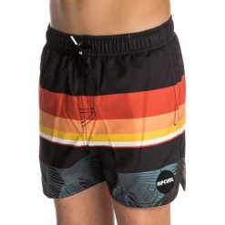 Wzorzyste spodenki kąpielowe 8 - 16 lat. Brązowe kąpielówki chłopięce marki Rip Curl, w kolorowe wzory, młodzieżowe. Za 141,08 zł.