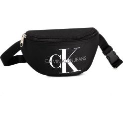Saszetka nerka CALVIN KLEIN JEANS - Monogram Waist Pack IU0IU00089 BAE. Czarne torby męskie skórzane Calvin Klein Jeans, bez wzorów, z jeansu, młodzieżowe. Za 179,00 zł.