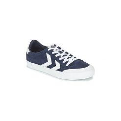 Buty Hummel TOPSPIN COURT. Niebieskie trampki i tenisówki damskie Hummel, bez wzorów, bez zapięcia. Za 247,20 zł.