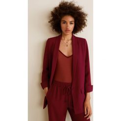 Mango - Żakiet Eleonor3. Brązowe marynarki i żakiety damskie marki Mango, l, z materiału, eleganckie. Za 269,90 zł.