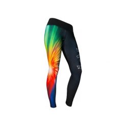 LEGGINSY FREEDOME. Czarne legginsy damskie marki Feelj!, s, z nadrukiem, z dzianiny, do biegania. Za 149,00 zł.