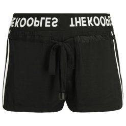Szorty sportowe The Kooples Sporty Viscose FSHO18018S. Czarne spodenki sportowe damskie The Kooples, s, bez wzorów, z wiskozy, sportowe. W wyprzedaży za 299,00 zł.