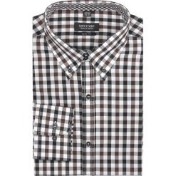 Koszula croft 2133 długi rękaw slim fit brąz. Szare koszule męskie marki Recman, m, bez wzorów, bez kołnierzyka, z długim rękawem. Za 69,99 zł.