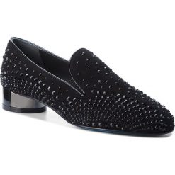 Półbuty LORIBLU - 9I KB3180 KR Camoscio Nero/Vern. Czarne creepersy damskie Loriblu, ze skóry, na obcasie. W wyprzedaży za 1719,00 zł.