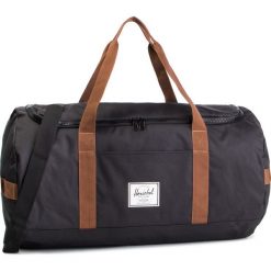 Torba HERSCHEL - Sutton 10348-02462 Black/Saddle Brown. Czarne torby podróżne marki Herschel, bez wzorów, z materiału. Za 359,00 zł.