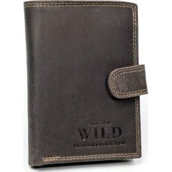 PORĘCZNY PORTFEL ALWAYS WILD | SKÓRA NATURALNA | D1072L-MHU BROWN. Brązowe portfele męskie ALWAYS WILD, bez wzorów, ze skóry. Za 47,90 zł.
