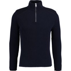 Swetry klasyczne męskie: Schott NYC YANK Sweter navy