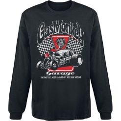 Bejsbolówki męskie: Gas Monkey Garage Badass Bluza czarny