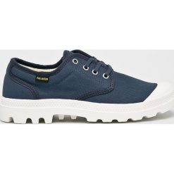 Palladium - Tenisówki Pampa Ox Originale. Niebieskie trampki męskie Palladium, bez wzorów, z gumy, na sznurówki. W wyprzedaży za 279,90 zł.