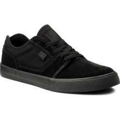 Tenisówki DC - Tonik M 302905 Black/Black (BB2). Czarne półbuty męskie DC, bez wzorów, ze skóry, bez zapięcia. W wyprzedaży za 209,00 zł.