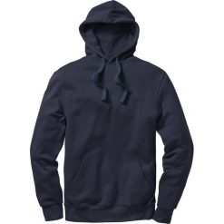 Bluza z kapturem Regular Fit bonprix granatowy. Niebieskie bluzy męskie bonprix, s, bez wzorów, z kapturem, bez rękawów, z kapturem. Za 74,99 zł.