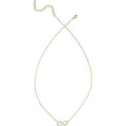 Łańcuszek z kryształami Swarovskiego® bonprix pozłacany. Żółte łańcuszki damskie marki bonprix, pozłacane. Za 54,99 zł.