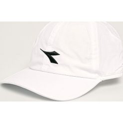 Diadora - Czapka. Białe czapki damskie Diadora, z aplikacjami, z tkaniny. Za 59,90 zł.
