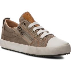 Trampki GEOX - J Alonisso B. D J822CD 00010 C0061 S Beige/Military. Pomarańczowe trampki chłopięce Geox, bez wzorów, z gumy, na sznurówki. W wyprzedaży za 169,00 zł.