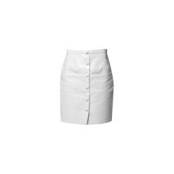 Spódnica Christine. Białe spódniczki skórzane marki Jolie su, s, eleganckie. Za 299,50 zł.