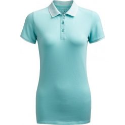 T-shirt damski TSD608 - mięta - Outhorn. Koszulki damskie Outhorn, bez wzorów, z bawełny, bez kołnierzyka, bez rękawów. W wyprzedaży za 29,99 zł.