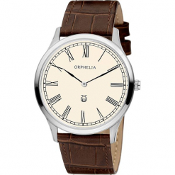 Zegarek kwarcowy w kolorze brązowo-srebrno-beżowym. Brązowe, analogowe zegarki męskie Esprit Watches, ze stali. W wyprzedaży za 227,95 zł.