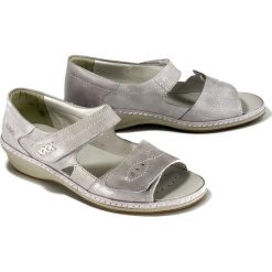 SUAVE 711052-91 ivory, sandały damskie. Koturny damskie Suave, bez obcasa, na koturnie, na rzepy. Za 299,90 zł.