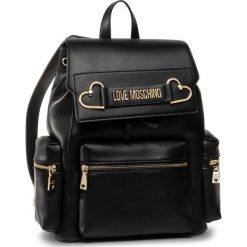 Plecak LOVE MOSCHINO - JC4272PP0AKN0000 Nero. Czarne plecaki damskie Love Moschino, bez wzorów, ze skóry ekologicznej. W wyprzedaży za 799,00 zł.